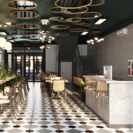 Thi công quán cafe